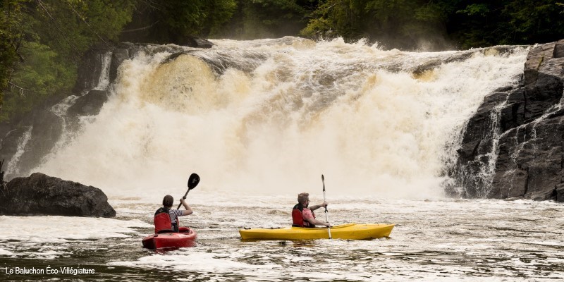 baluchon éco-villégiature kayak chute