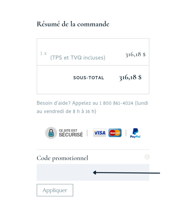 Code promo Genium360 Panier d'achat