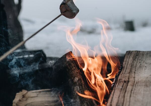 fire-marshmallow-winter