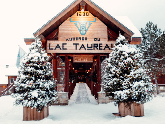Auberge du Lac Taureau Lanaudière winter