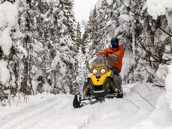Auberge de la Montagne Coupée - Lanaudière - snowmobile
