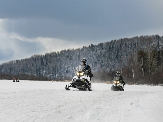 Auberge du Lac Taureau - Lanaudière - snowmobile