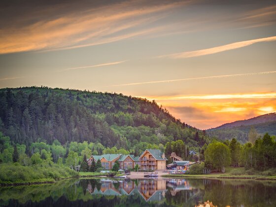 Auberge du Vieux Moulin - Lanaudière - Vue sur l'auberge