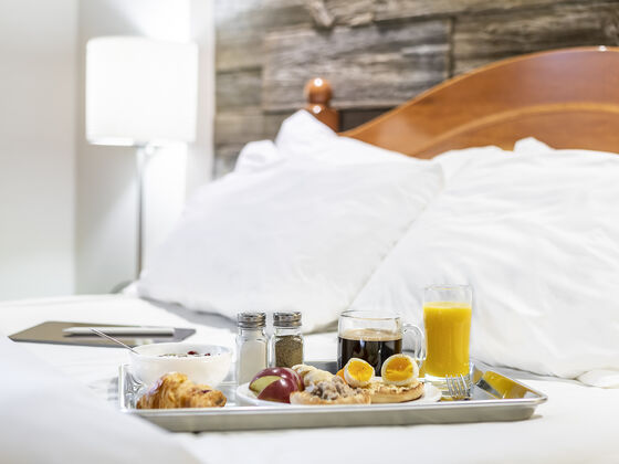 Hôtel Château Bellevue - Québec - romantic breakfast