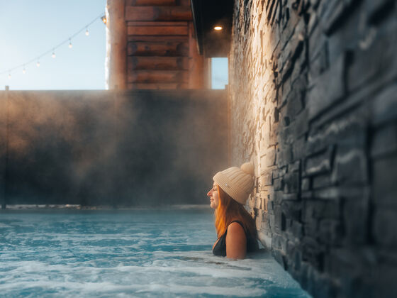 Auberge du Lac taureau - Lanaudière - relaxing at the spa