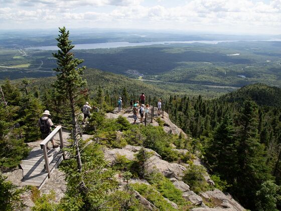 Estrimont - Cantons-de-l'Est - hiking at Mont-Orford