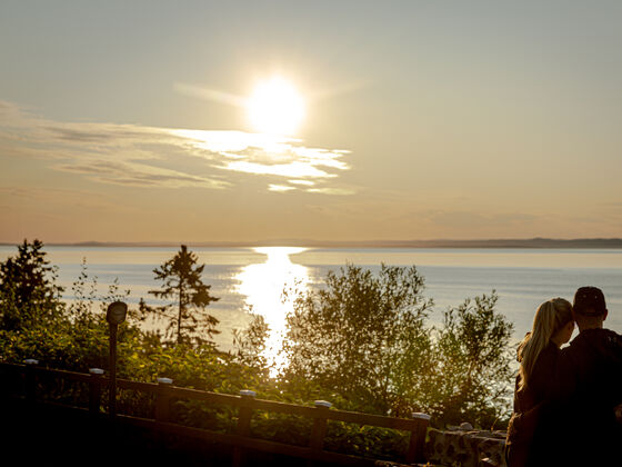 Hôtel-Cap-aux-Pierres - Charlevoix - Romantic sunset