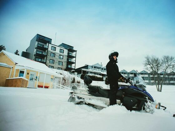 Auberge des îles Saguenay Lac-Saint-Jean snowmobile