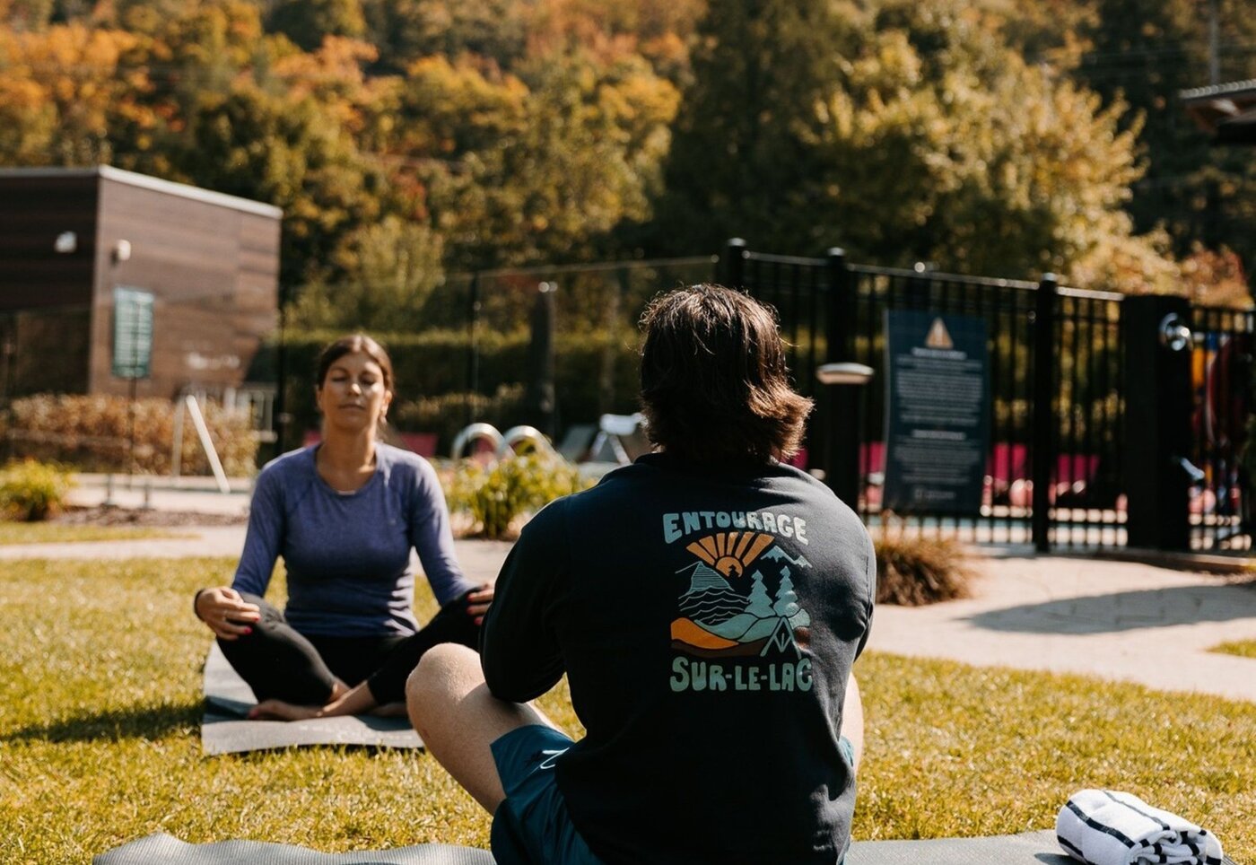 Entourage-sur-le-Lac Resort - Québec - yoga