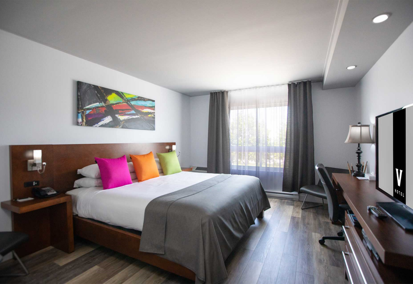 Hôtel V - Chambre tendance King