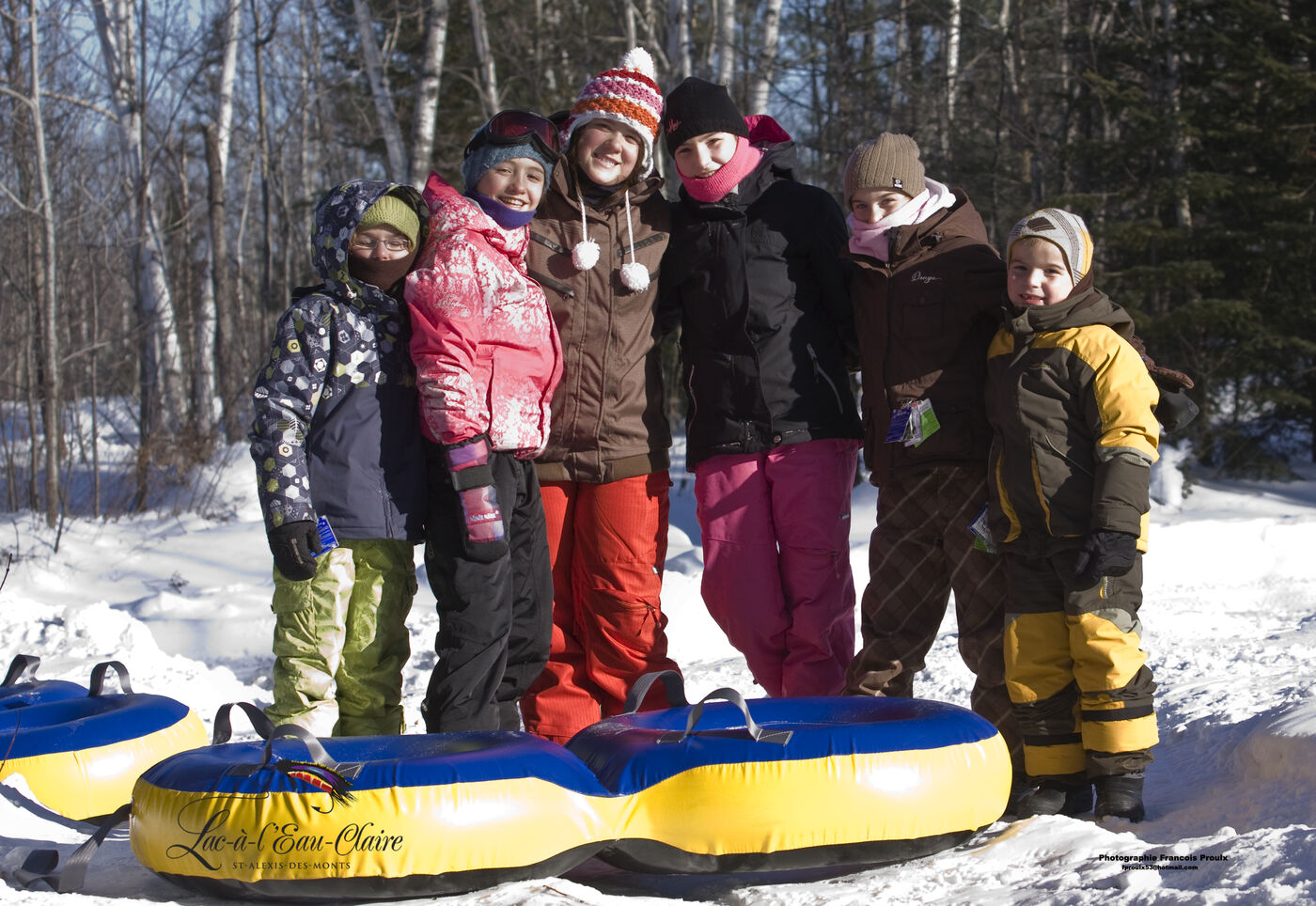 Auberge du Lac-à-l'Eau-Claire Family outdoor activity