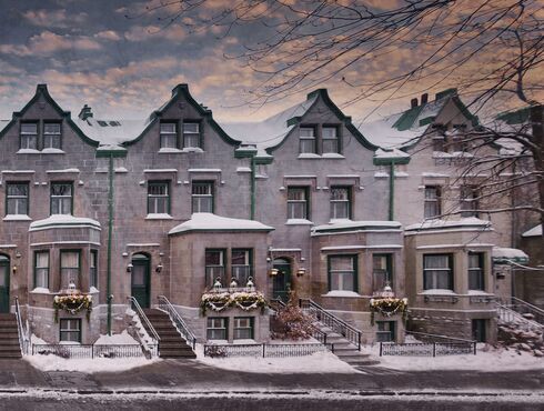 Hôtel Château Bellevue Québec centenary houses