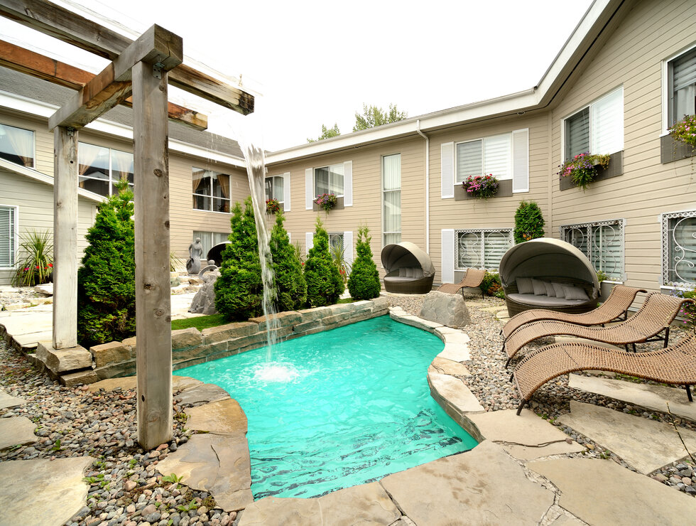Auberge des 21 Saguenay-Lac-Saint-Jean outdoor spa