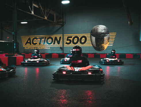 Action 500 Karting, Paintball, Laser et jeu d'évasion