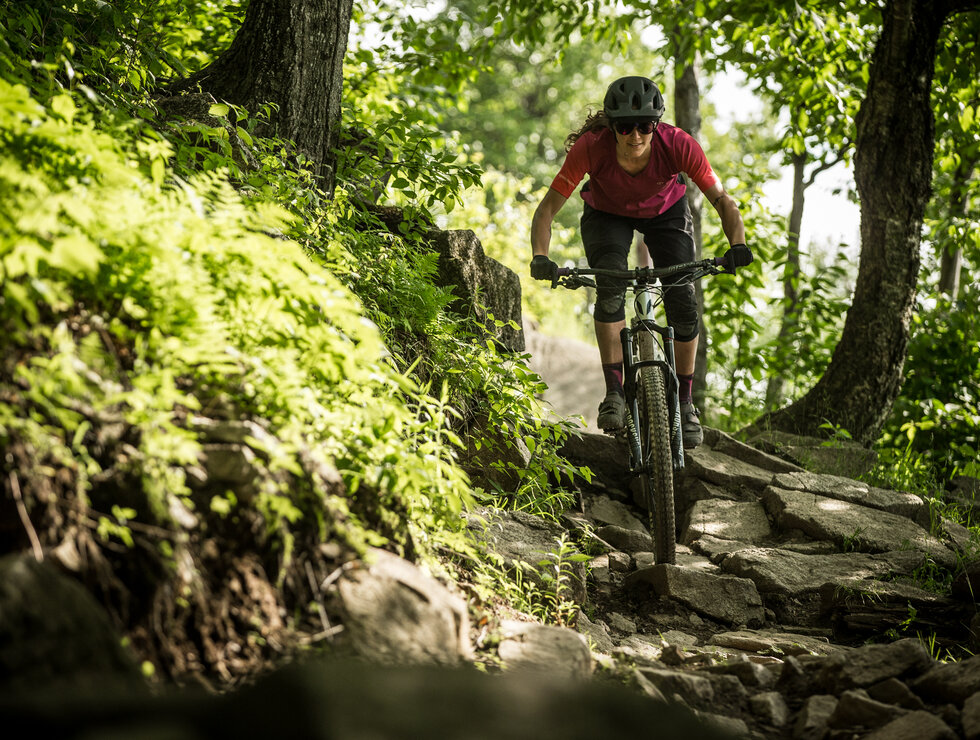 Hôtel Château-Bromont Cantons-de-l'Est vélo de montagne