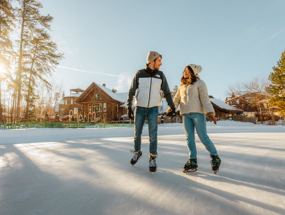Auberge du Lac Taureau - Lanaudière - Ice skating