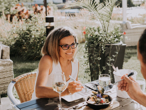 Hôtel Château Joliette Lanaudière terrasse restaurant