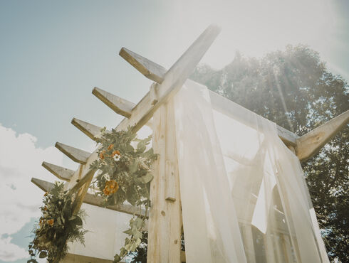 Estrimont Eastern Townships Outdoor ceremony