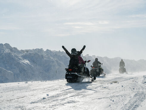 Château Arnaud Côte-Nord snowmobiling