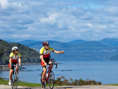 Hôtel Cap-aux-Pierres Charlevoix vélo