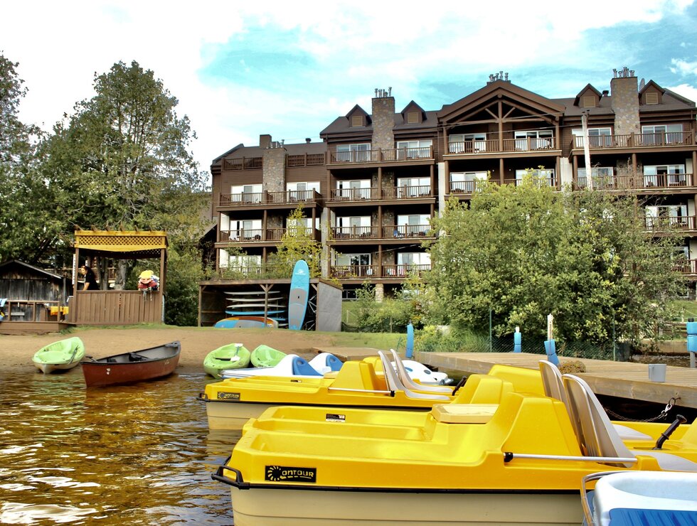 Le Grand Lodge Mont-Tremblant Laurentians kayak