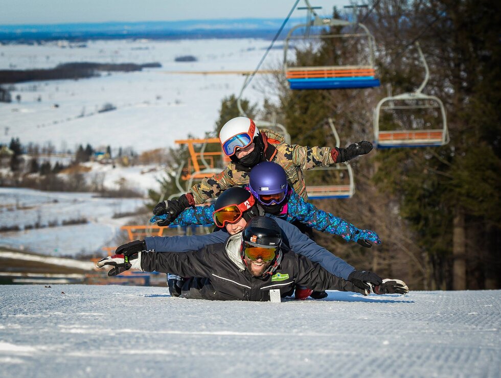 Mont Rigaud ski, vélo