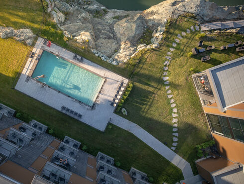 Hôtel du Domaine Chaudière-Appalaches outdoor pool