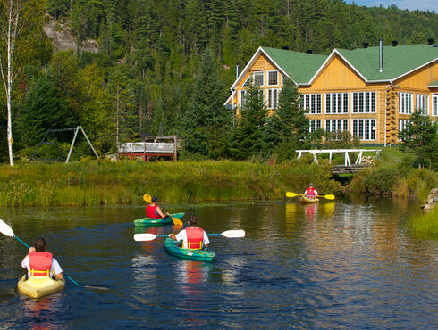 Auberge du Vieux Moulin Lanaudière Kayaking