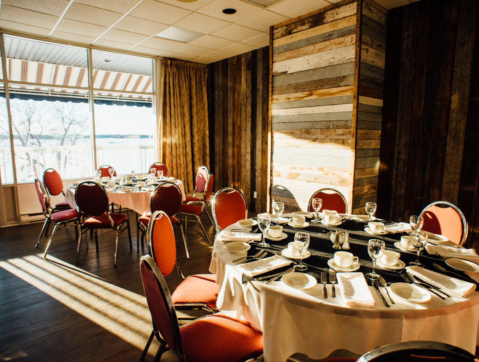 Salle de réception Auberge des îles Lac-Saint-Jean