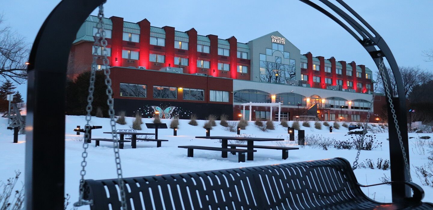 Hôtel Château Bellevue Québec - facade hiver