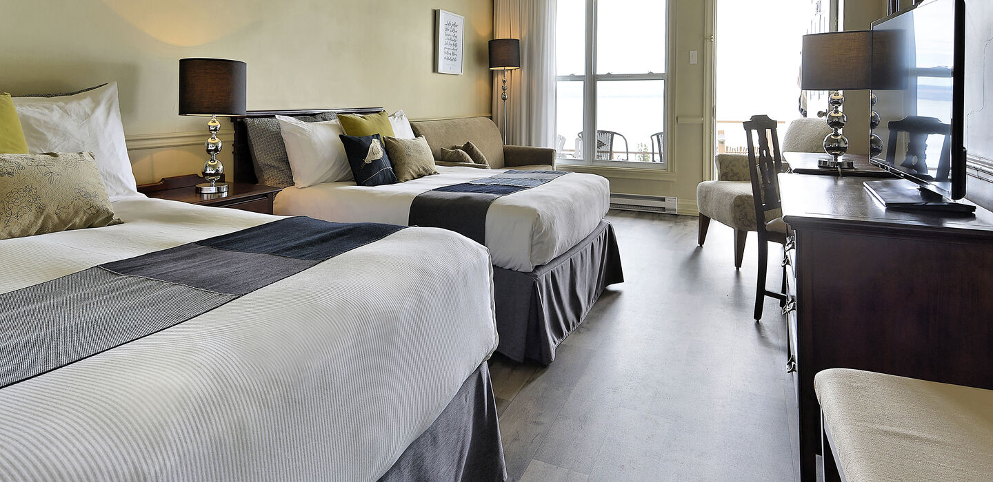 Hôtel Cap-aux-Pierres Charlevoix chambre
