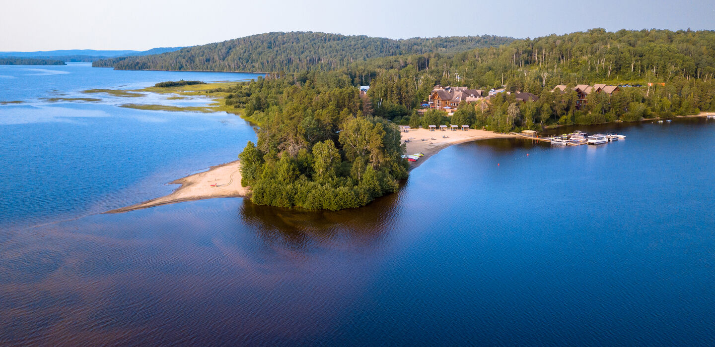 Auberge du Lac Taureau - plage