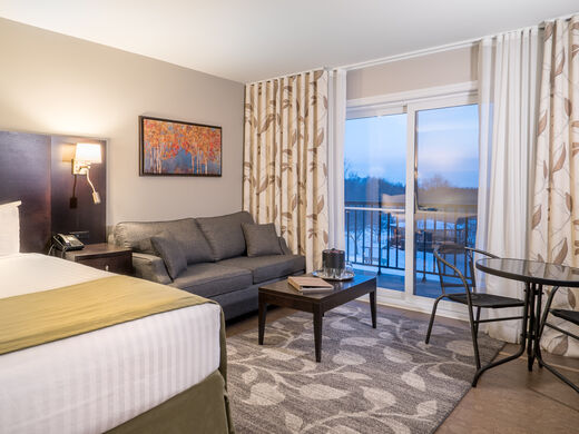Auberge des Gallant Montérégie Chambre 1 Très grand lit