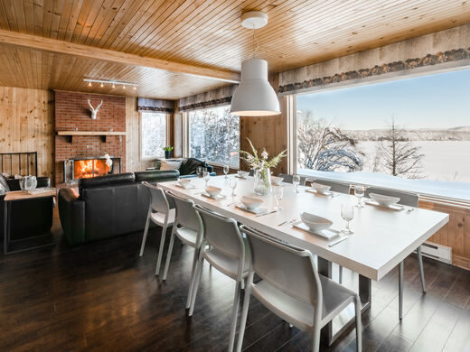 Auberge du Lac-à-l'Eau-Claire Mauricie Chalet 4 chambres