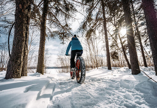 Auberge du Lac Taureau - Lanaudière - fatbike ride