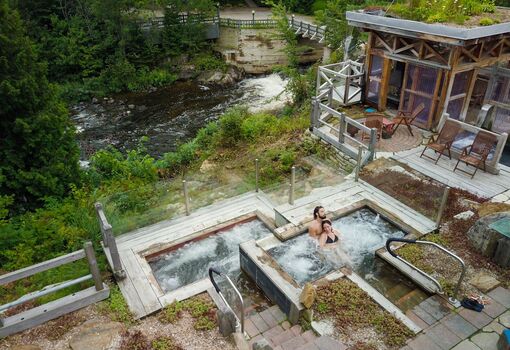Le Baluchon Éco-villégiature Mauricie spa détente