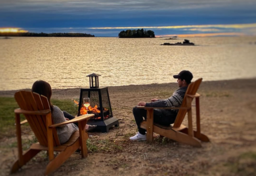 Auberge des îles - Saguenay Lac Saint-Jean - Romantique coucher de soleil