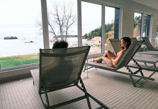 Auberge des îles Saguenay lac Saint-Jean détente